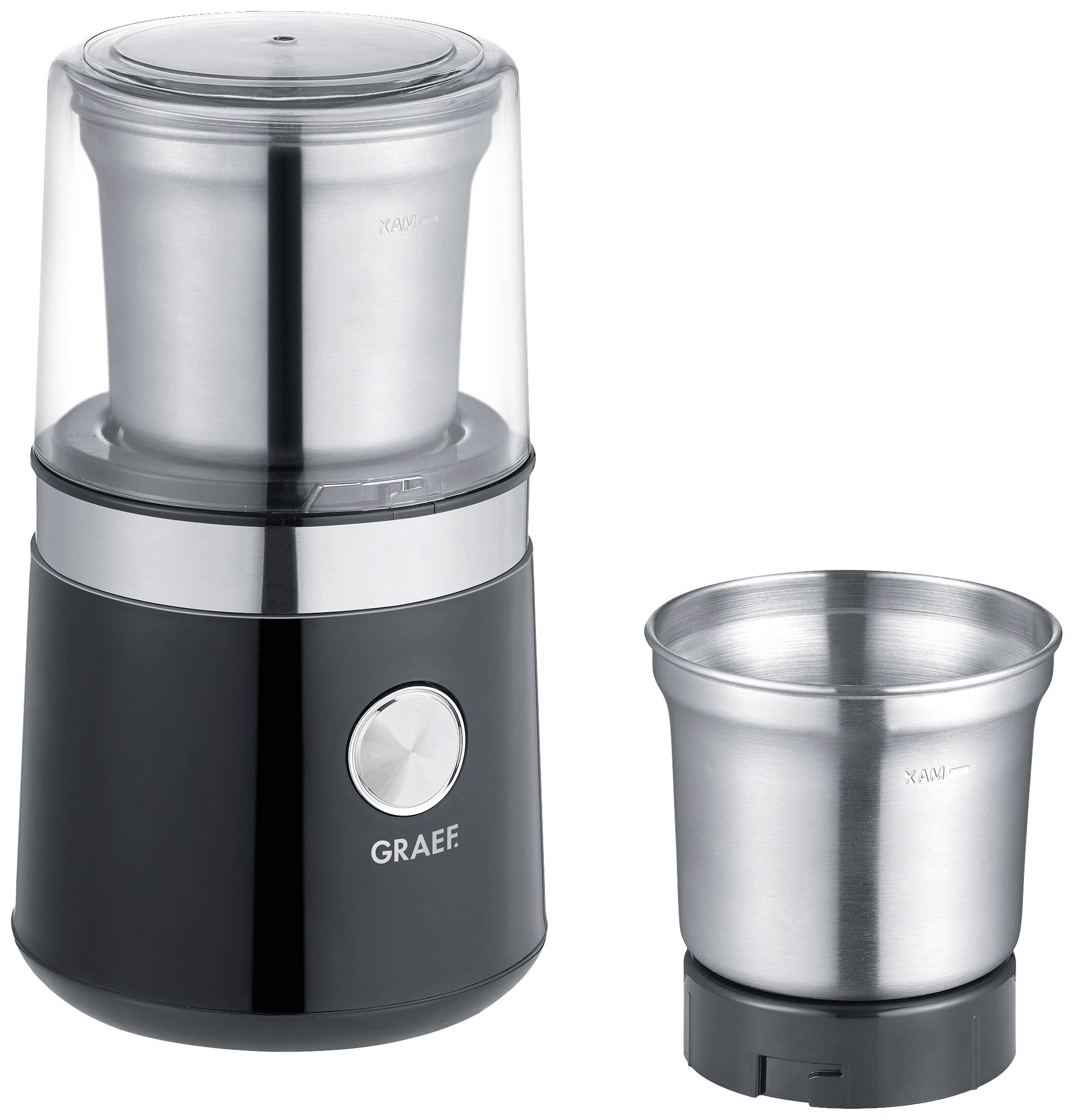 GRAEF CM 102 EU Kaffee-und Gewürzmühle zwei Behälter aus ED OneTouch Bedienung GRAEF CM 102 EU Kaffee-und Gewürzmühle zwei Behälter aus ED OneTouch Bedienung