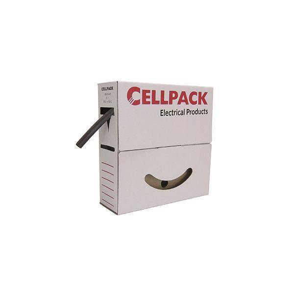 CELL Schrumpfschlauch- SB 12-4 rt 8m Abrollbox, 12-4mm/L:8m, rot