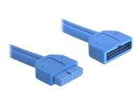 DELOCK USB3.0 Verl. Pinheader 19Pin -> 19pin St/Bu 0.45M