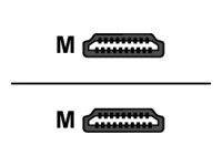 DELOCK HDMI Kabel Ethernet A -> A St/St 2.00m 90° links 4K - 82956