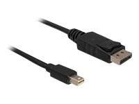 DELOCK Displayport Kabel mini DP -> DP St/St 1.00m sw 4K