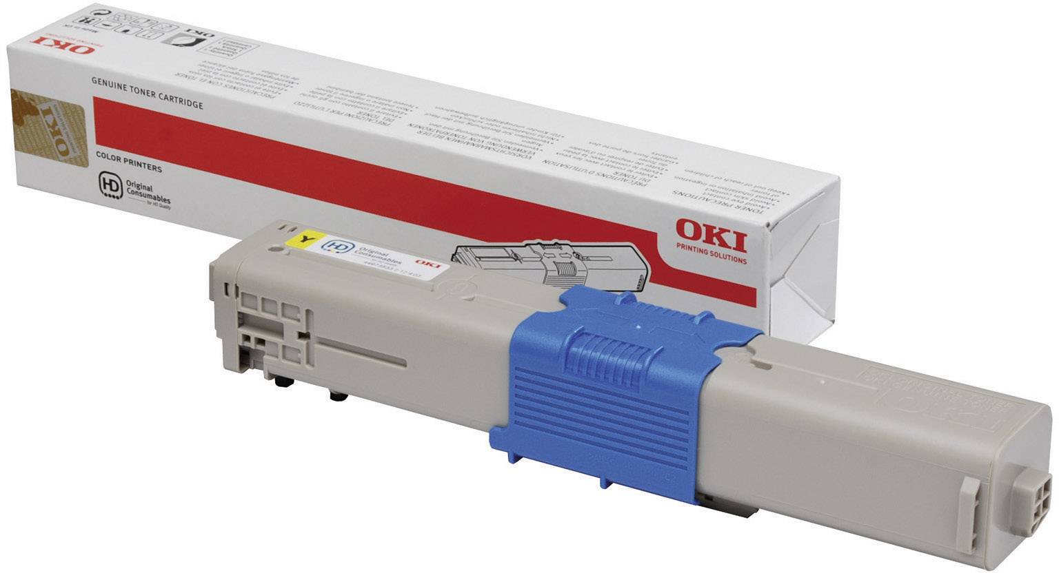 Toner OKI C301 yellow 1.500 Seiten 44973533, Oki 44973533 (BILD1)