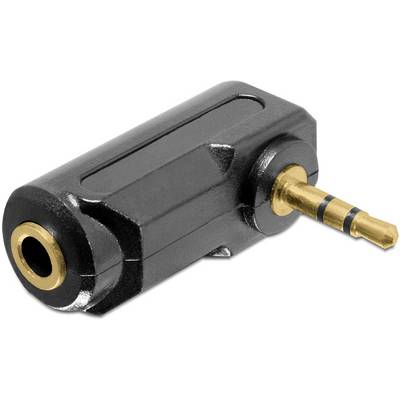 DELOCK Klinke Adapter 3,5mm -> 3,5mm Bu/St 90°