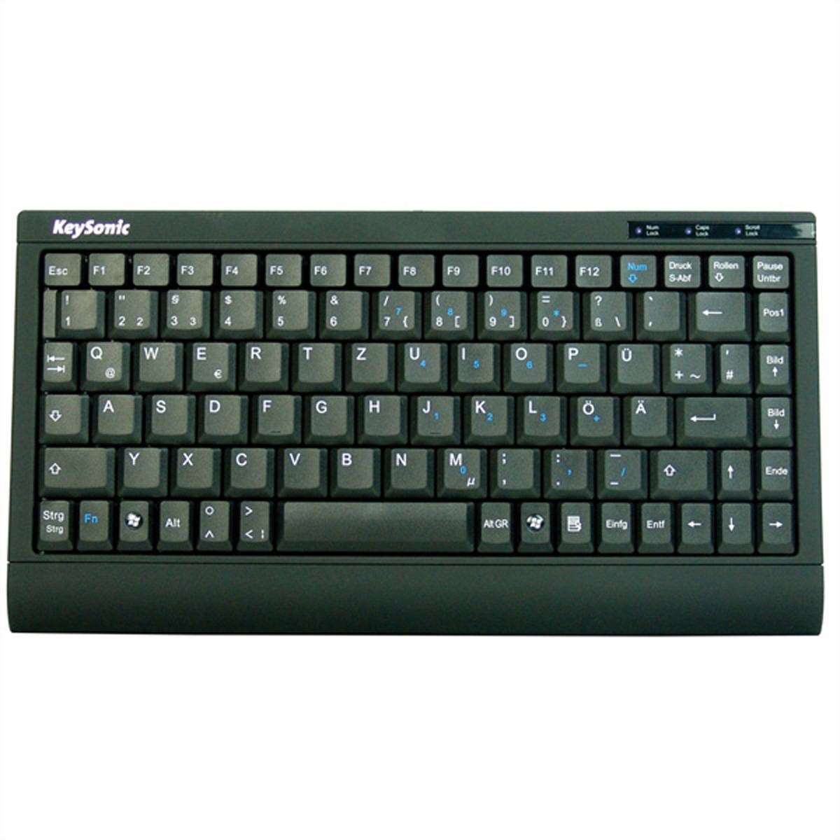 4250078142096 - KeySonic ACK-595C+ Tastatur Haus USB QWERTY US Englisch Schwarz 4250078142096 - KeySonic ACK-595C+ Tastatur Haus USB QWERTY US Englisch Schwarz