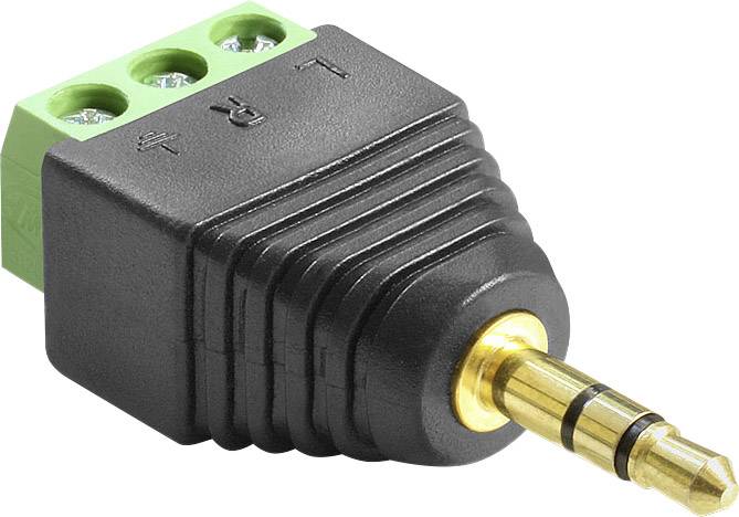 DELOCK Adapter Terminalblock 3Pin -> 3,5mm Klinke Stecker