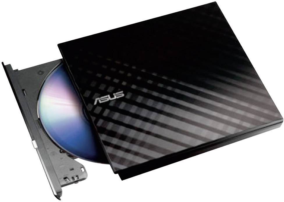 ASUS SDRW-08D2S-U EXT Slim USB Lite Black Retail Wave- ASUS SDRW-08D2S-U EXT Slim USB Lite Black Retail Wave-