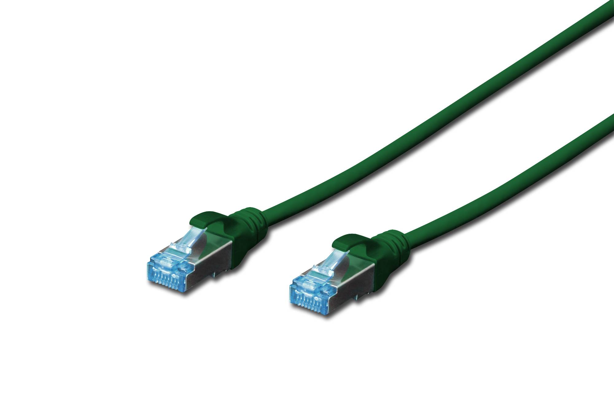 DIGITUS Patchkabel RJ45 SF/UTP Cat5e 1.00m grün Polybeutel - DK-1531-010/G