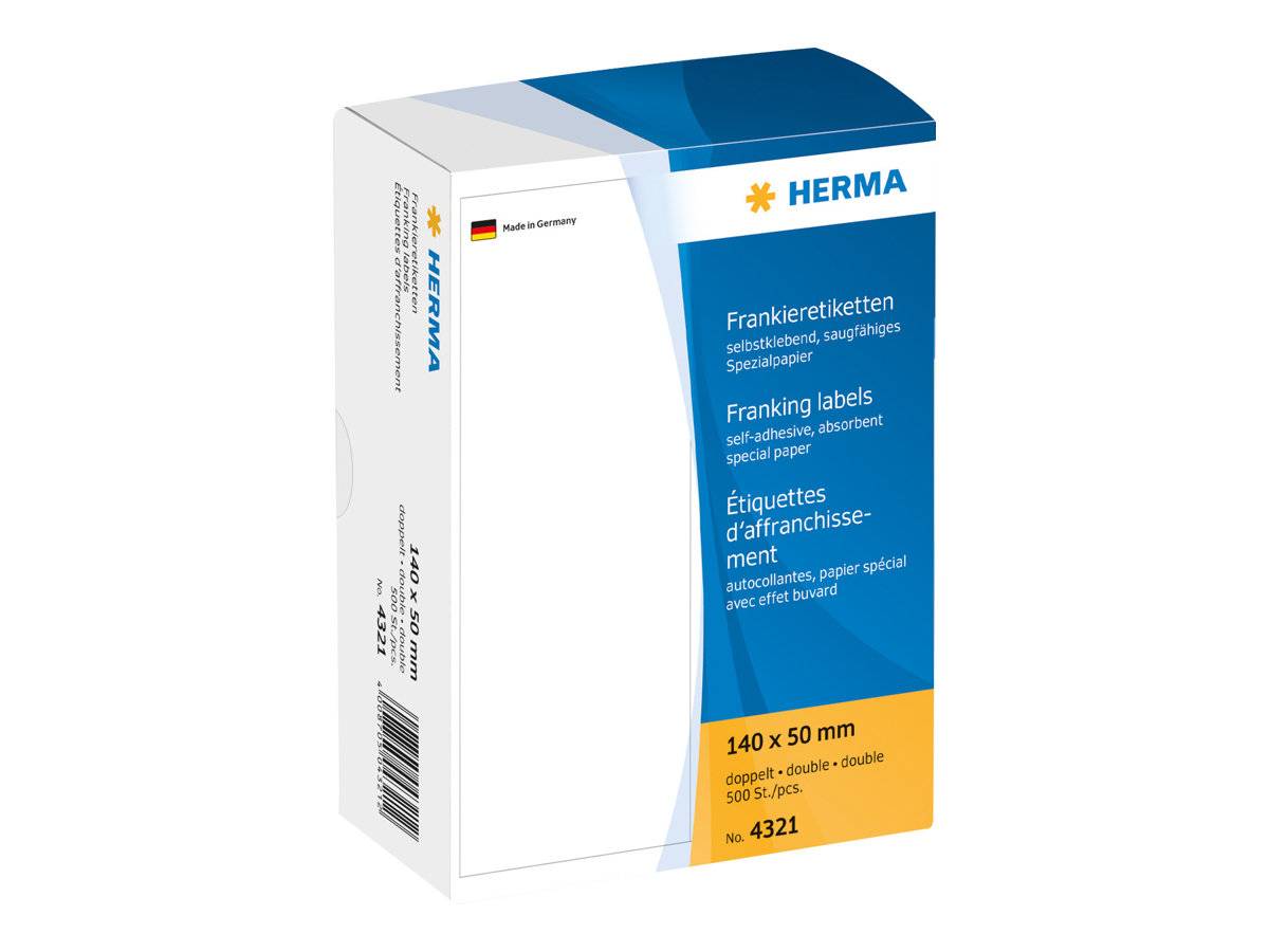 HERMA Frankieretiketten doppelt 163x45 mm 1000 St. Etiketten