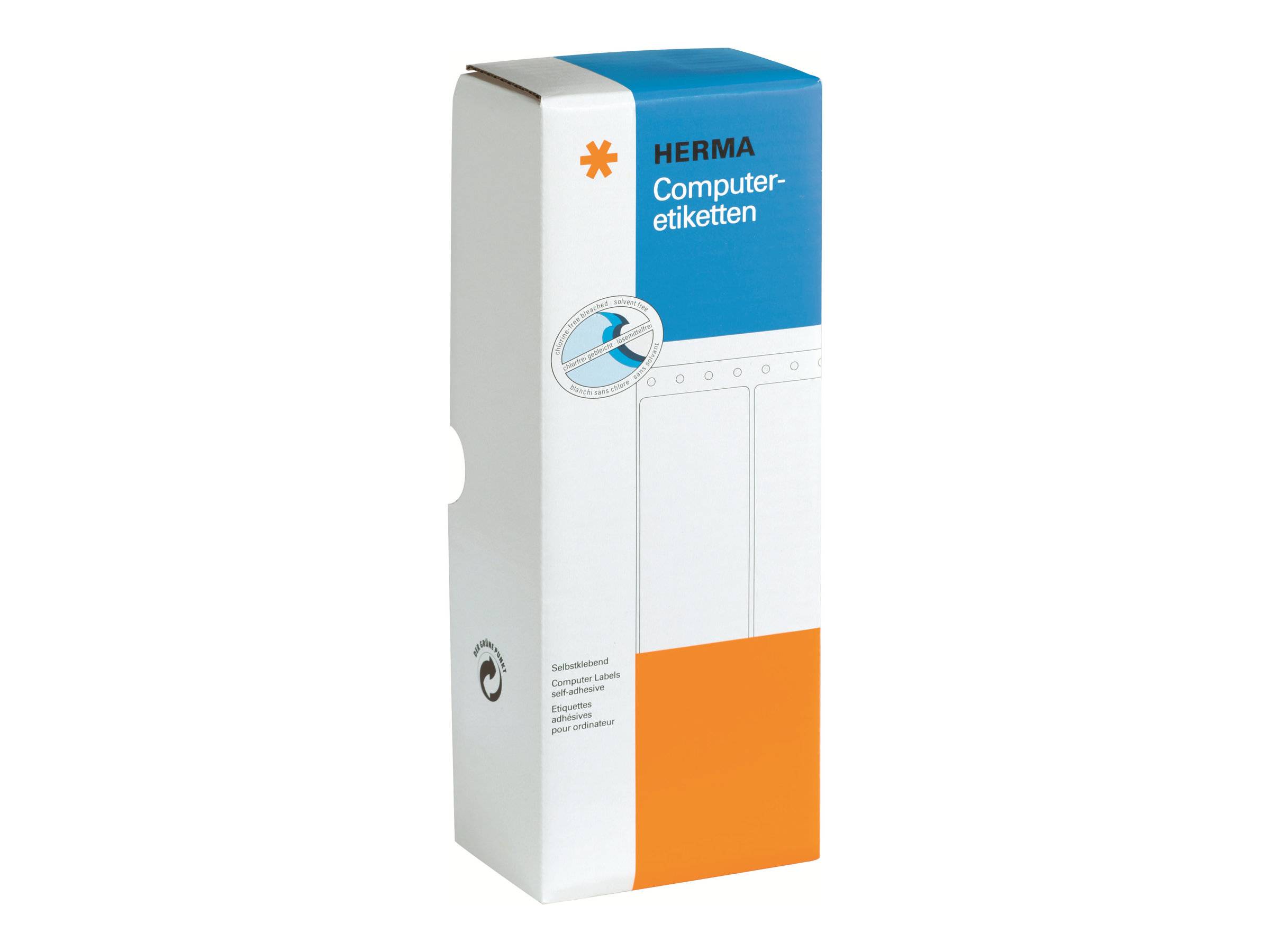HERMA Computeretiketten weiß 88,9x35,7 mm Papier 4000 St. Etiketten