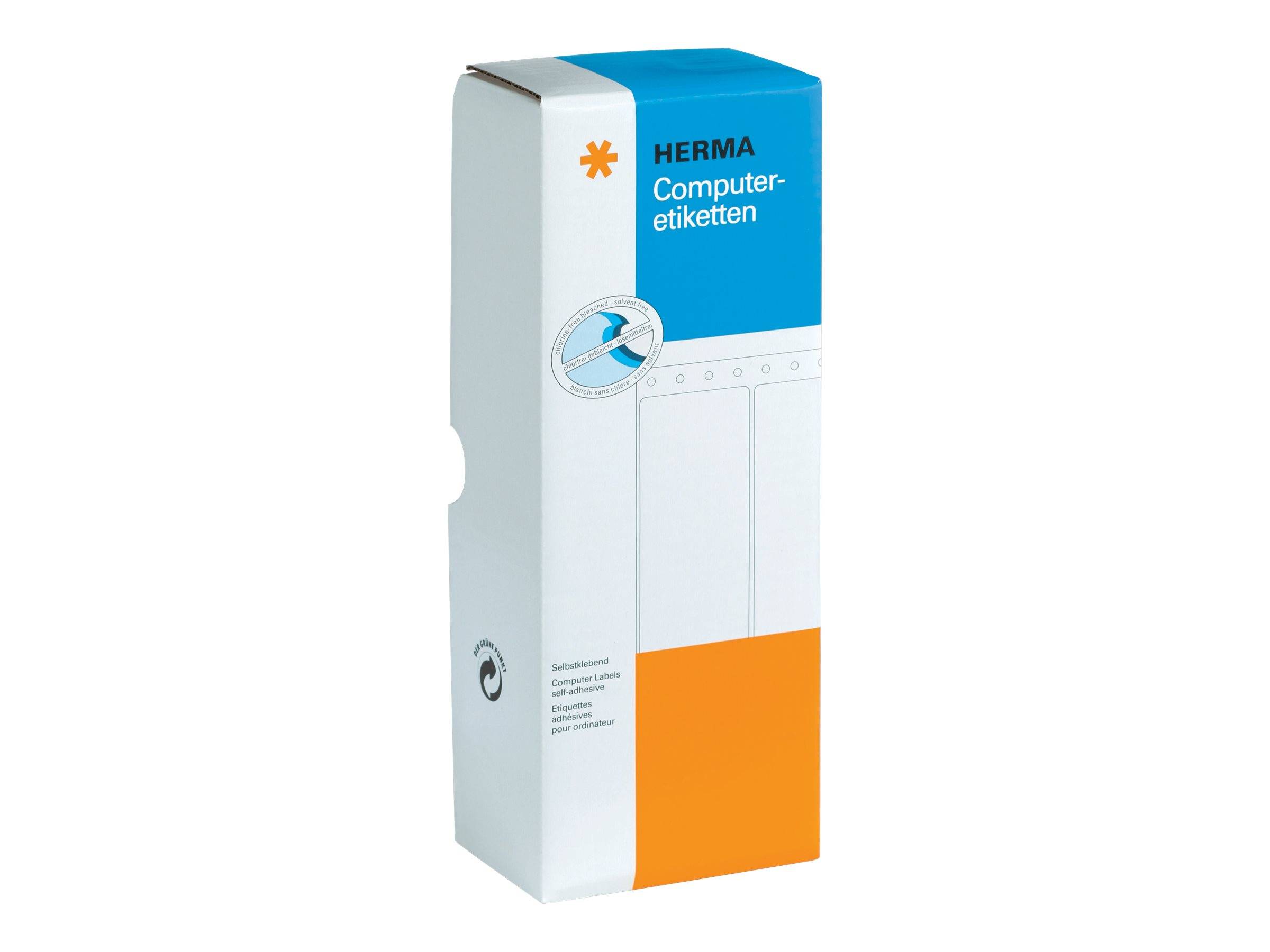 HERMA Computeretiketten weiß 101,6x35,7 mm Papier 4000 St. Etiketten