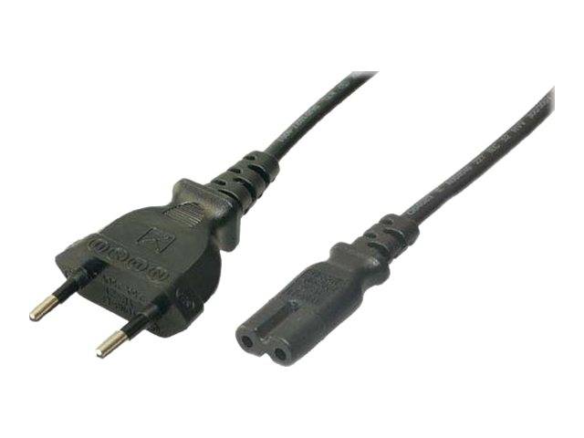 Logilink Power Cord, Euro - Euro8, black, 1,80m Logilink Power Cord, Euro - Euro8, black, 1,80m