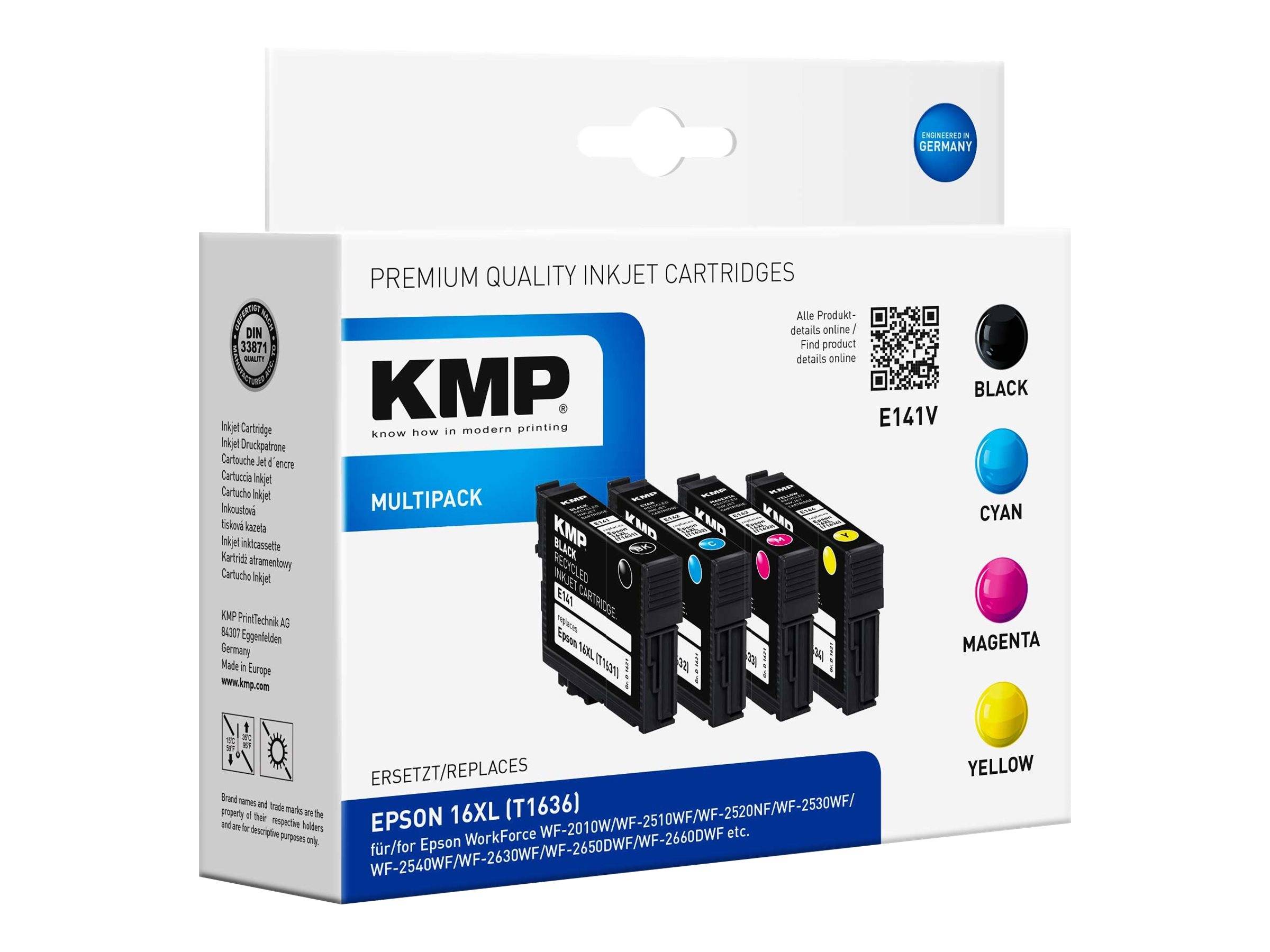 KMP Patrone Epson T1636 Multip. 450-500 S. E14V remanufactured KMP Patrone Epson T1636 Multip. 450-500 S. E14V remanufactured