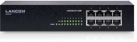 LANCOM Switch GS-1108P 8port POE GBE