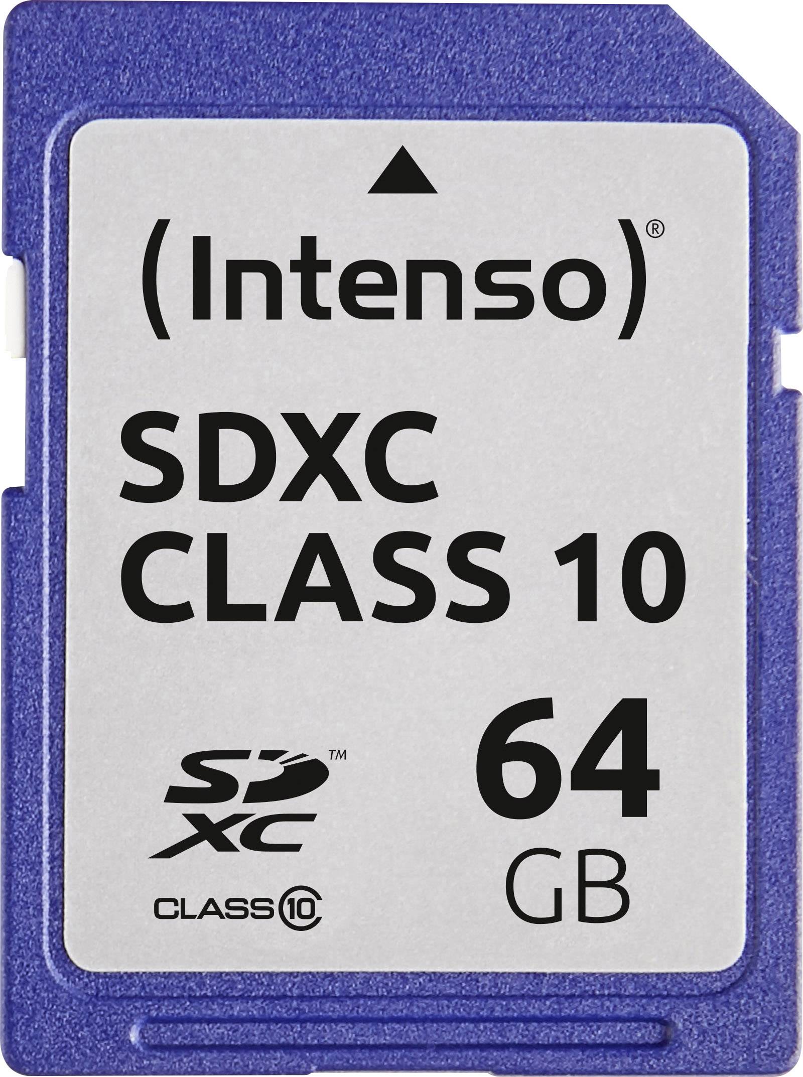 Intenso SD Card 64GB SDXC Class10 Intenso SD Card 64GB SDXC Class10