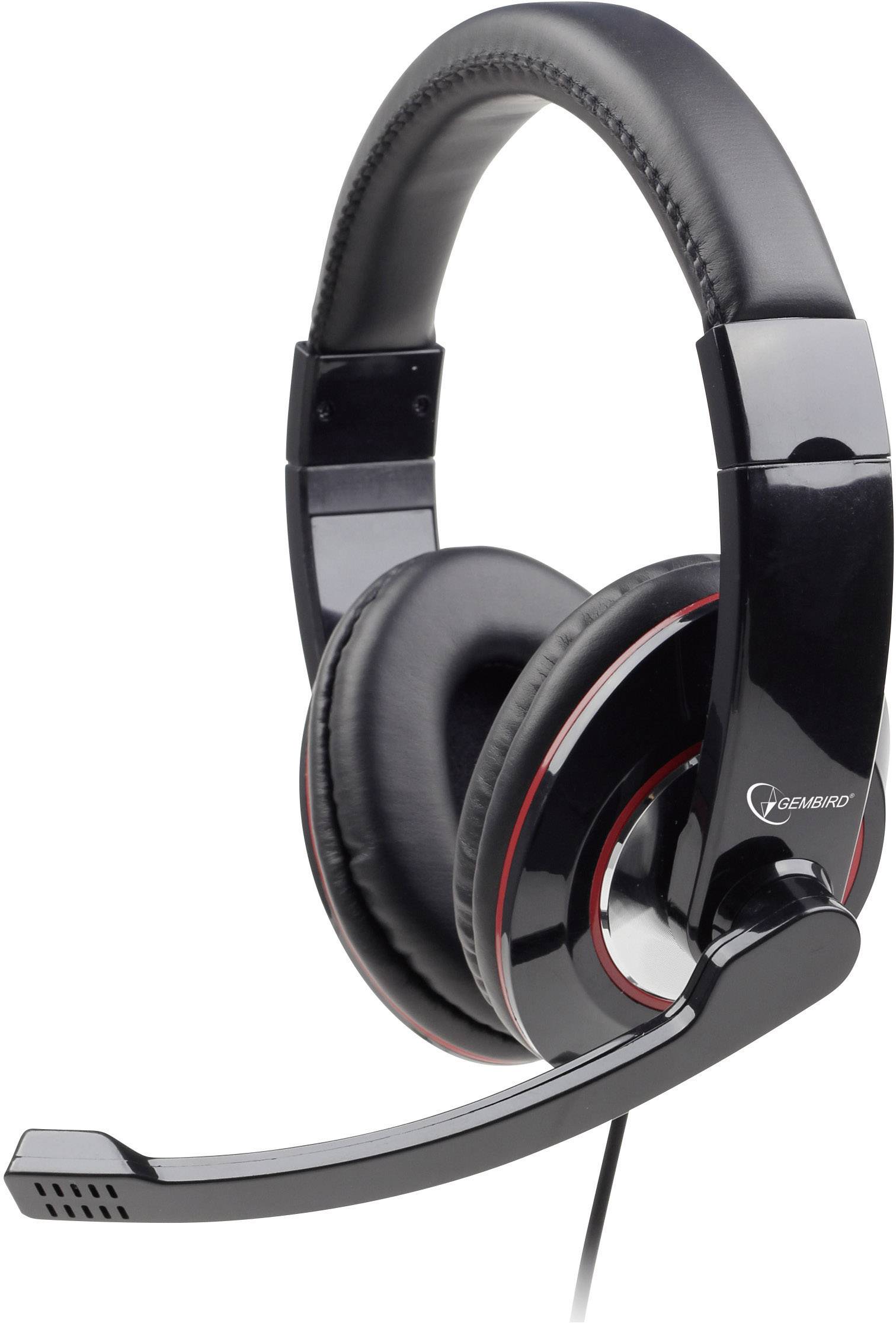 gembird Headset STEREO MHS 001 glänzend Klinke schwarz