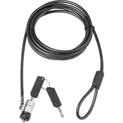 Dicota Security Cable T-Lock Pro, keyed, 3x7mm slot