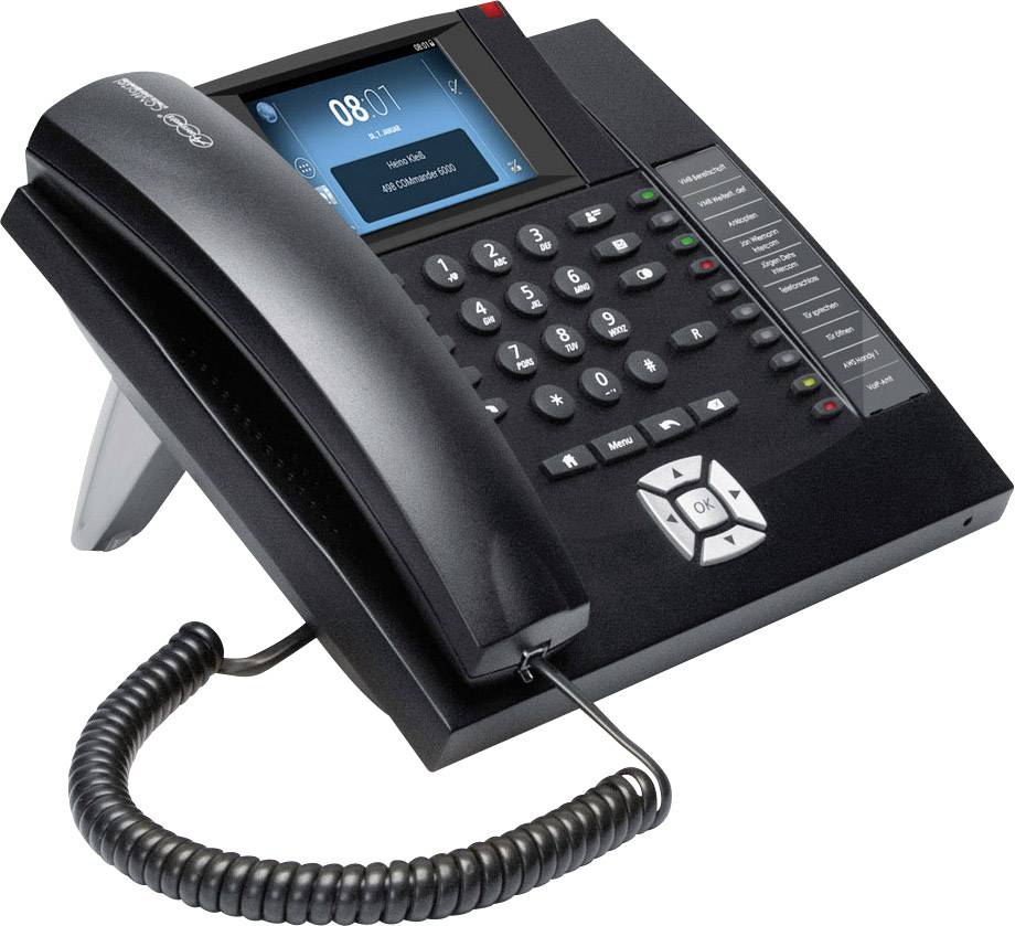 AUERSWALD Telefon COMfortel 1400 IP schwarz Telefone