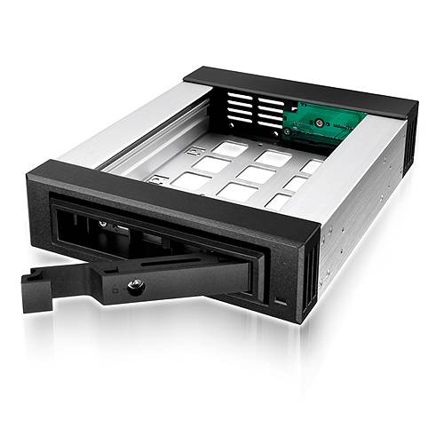 Carrier IcyBox IB-129SSK-B mit 4 HDD Schrauben black Festplattenzubehör