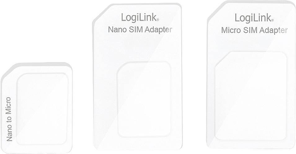 Logilink Dual SIM Card Adapter nano-> micro, standard Logilink Dual SIM Card Adapter nano-> micro, standard