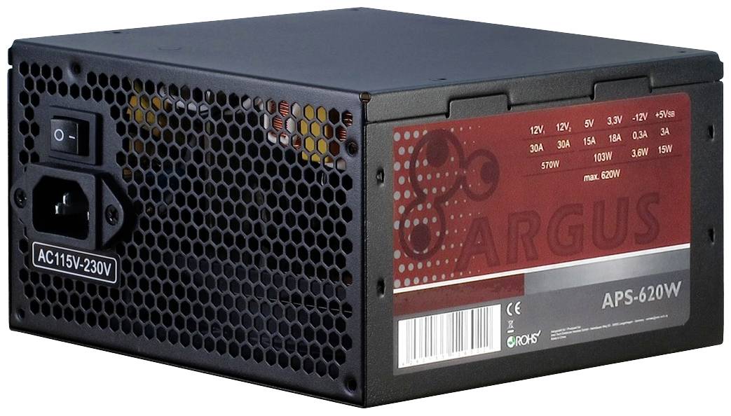 Inter-Tech Netzteil 620W Argus APS-620W 120mm Lüfter Inter-Tech Netzteil 620W Argus APS-620W 120mm Lüfter