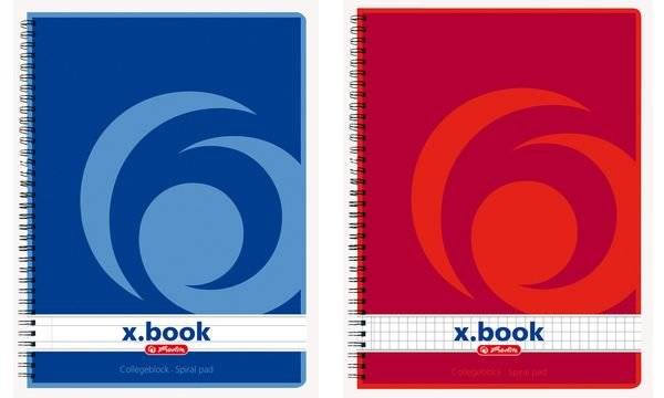 Herlitz Collegeblock A5 70g/m 80 Bl. kariert Rand li.