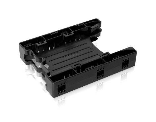 Einbaurahmen IcyDock 2x6,3cm IDE/SATAD in 3,5" HDD/SSD sw