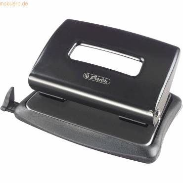 Herlitz Bürolocher 1.6mm mit Anschlag schwarz - 1610492