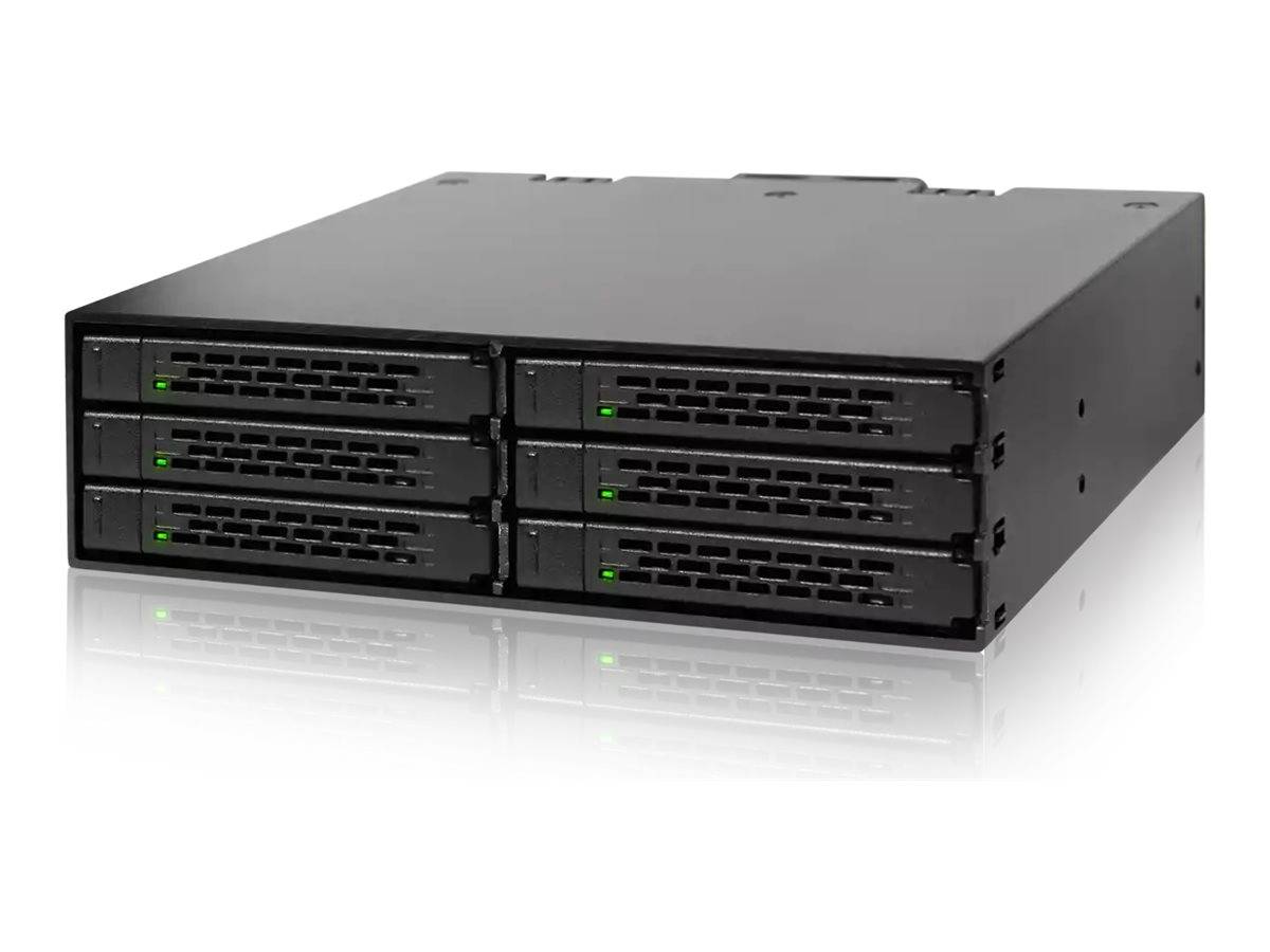 Backplane IcyDock 6x6,3cm SATAI-III in 1x5,25 SSD bis 9,5mm Backplane IcyDock 6x6,3cm SATAI-III in 1x5,25 SSD bis 9,5mm