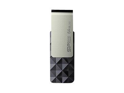 USB-Stick 64GB Silicon Power USB3.0 B30 Black - SP064GBUF3B30V1K