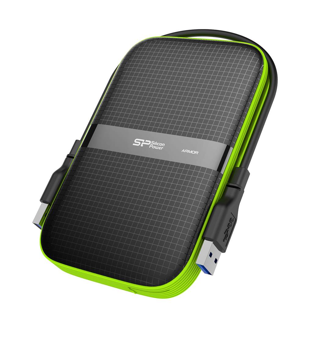 Silicon Power 6.3cm (2.5) 2TB USB3.0 A60Anti-shock/water extern retail - SP020TBPHDA60S3K