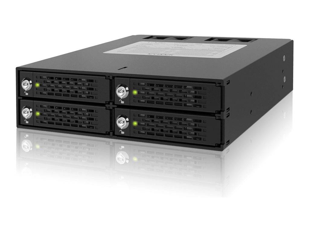 Backplane IcyDock 4x6,3cm SATAI-III/SAS in 1x5,25 HDD/SSD Backplane IcyDock 4x6,3cm SATAI-III/SAS in 1x5,25 HDD/SSD