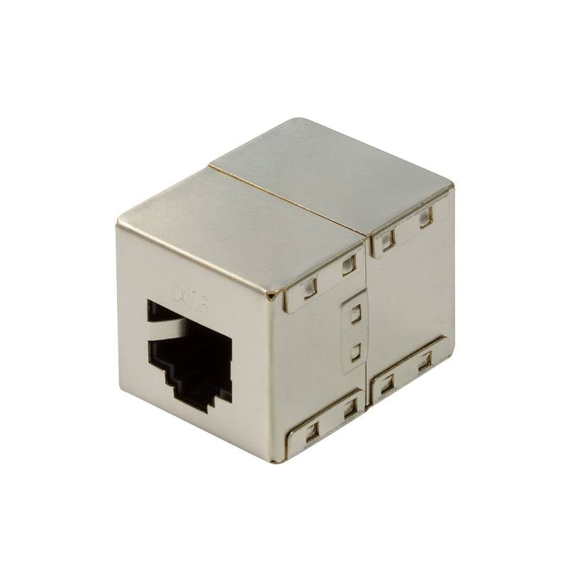 Logilink Patchkabelverbinder 1:1 Cat.6 STP, Metallgehäuse