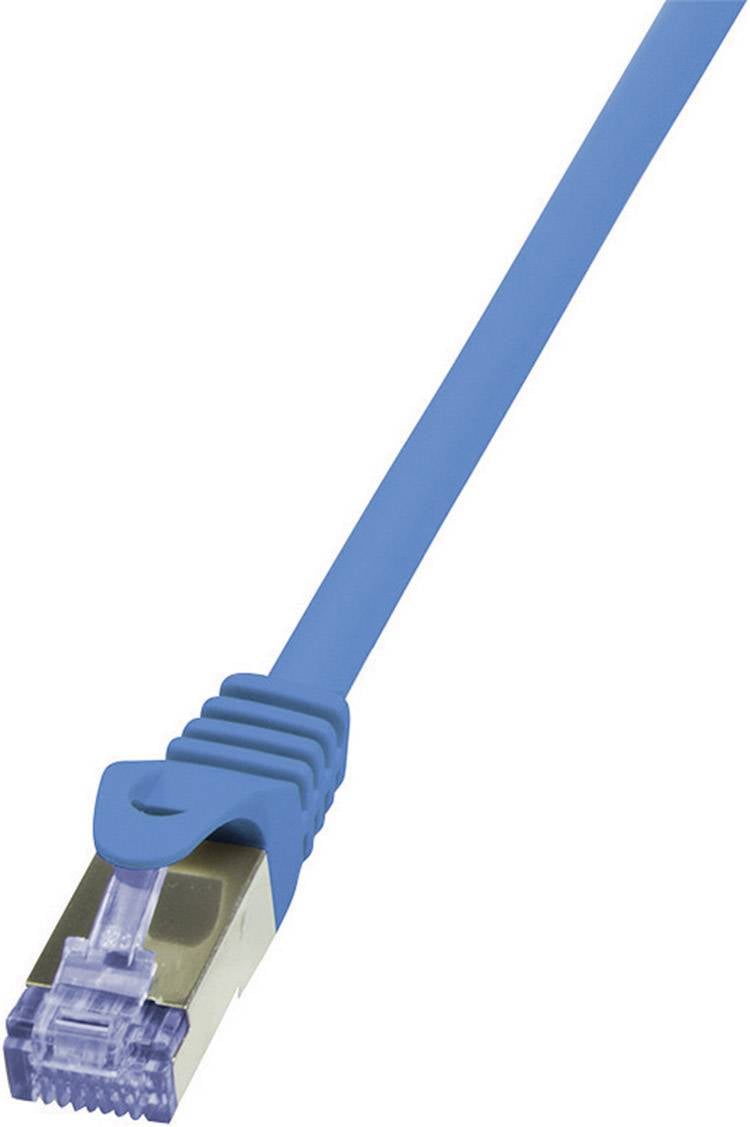 Logilink Patchkabel CAT6A S/FTP AWG26 PIMF 3,00m blau Patchkabel RJ45