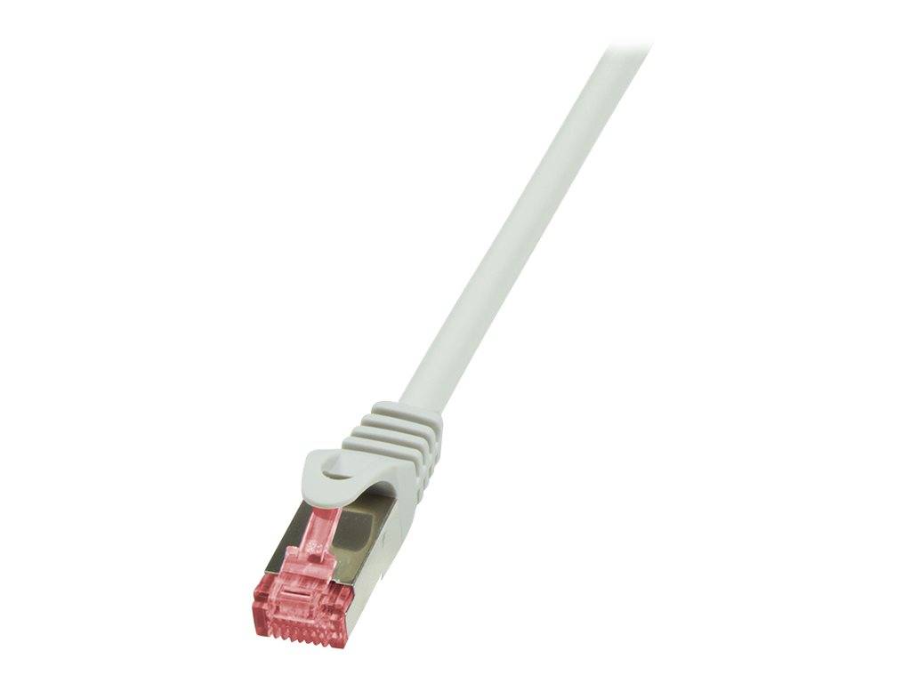 Logilink Patchkabel CAT6 S/FTP AWG27 PIMF 15,00m grau Patchkabel RJ45