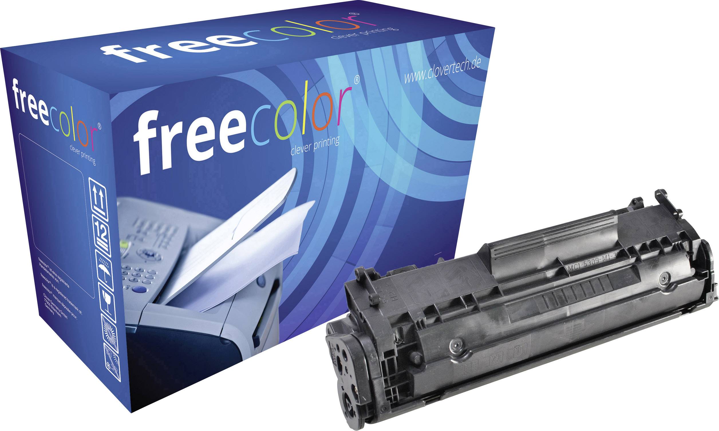 Freecolor Toner HP12 LJ 1010 A black Q2612A 2000 Seiten kompatibel - K11997F7