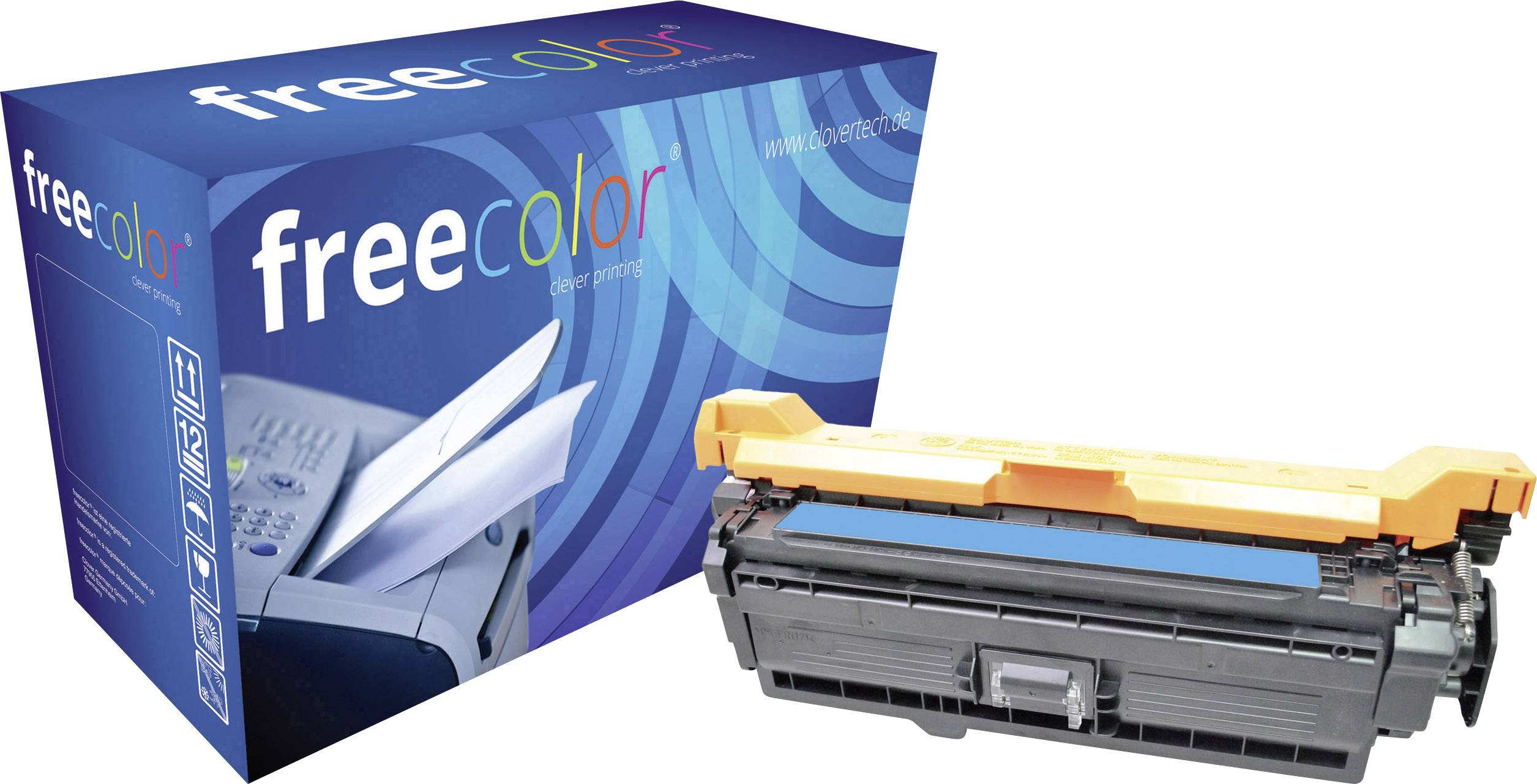 4033776207355 - freecolor - 160 g - Cyan - Tonerpatrone (Alternative zu HP 507A) - für HP LaserJet Enterprise MFP M575 LaserJet Enterprise Flow MFP M575 LaserJet Pro MFP M570