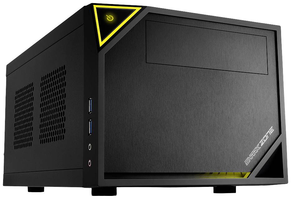Sharkoon Gehäuse Shark Zone C10 Mini-ITX1xMetall schwarz Gehäuse