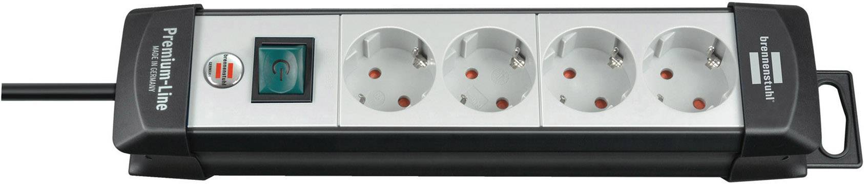 Brennenstuhl Steckdosenleiste Premium-Line 4x 5m Schalter Steckdosenleisten