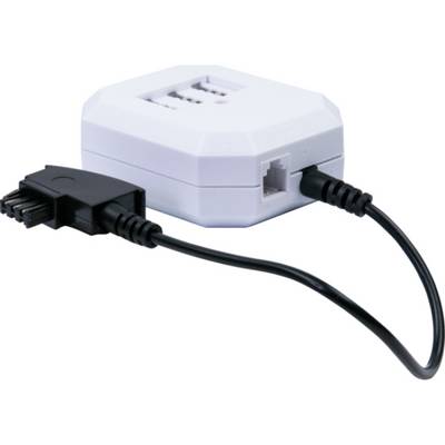 Schwaiger Telefon Anschlussverteiler TAE 3x6 NFF Weiß