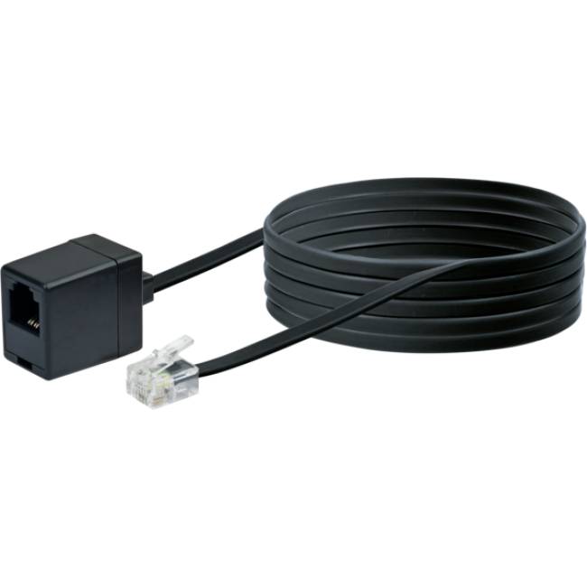 Schwaiger Telefon-Verlängerung RJ11 6P4C auf RJ11 6P4C 10m