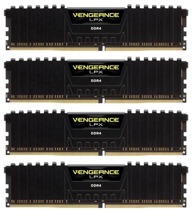 DDR4 64GB PC 2400 CL14 CORSAIR KIT (4x16GB) Vengeance LPX retail - CMK64GX4M4A2400C14