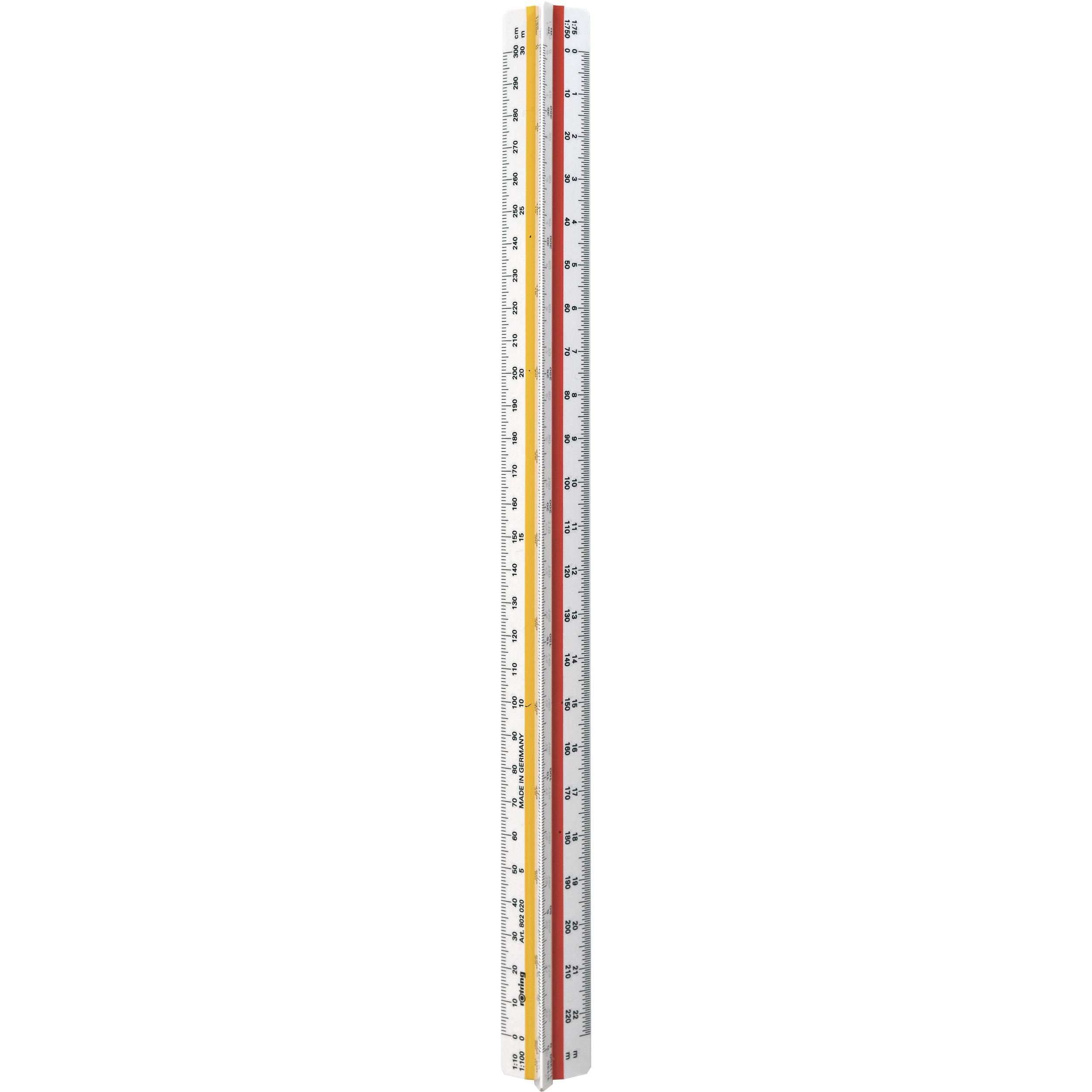 ROTRING Reduktionsmaßstab Dreikant 30cm / Architekt S0220481 Zeichnen,Malen,Basteln