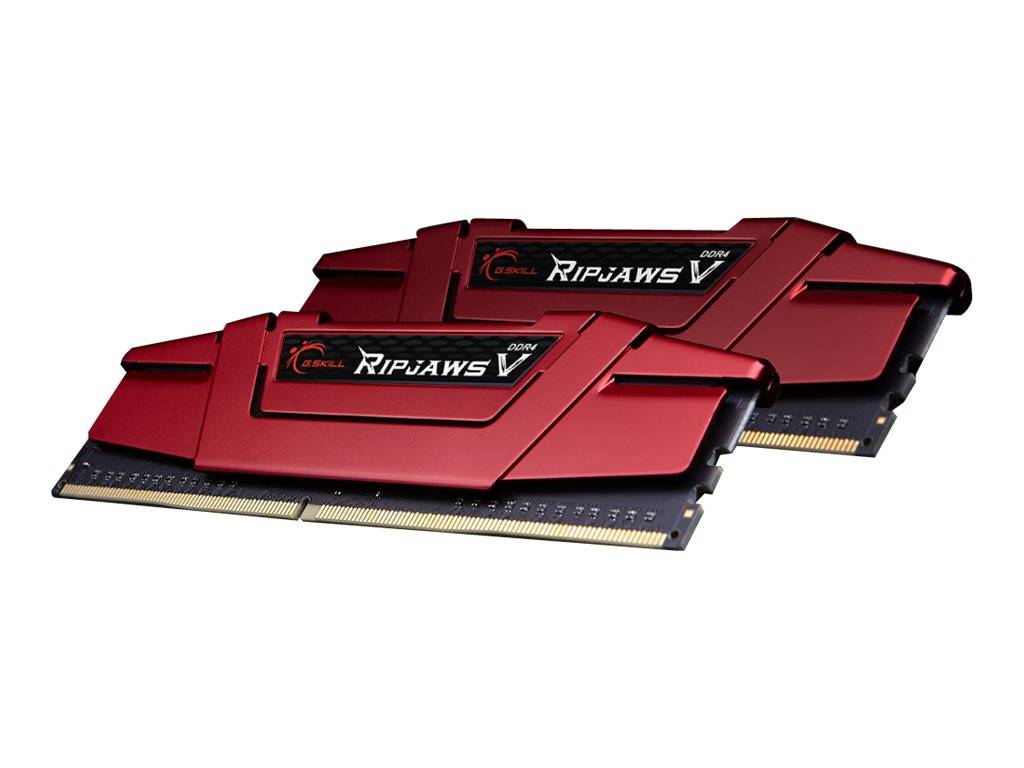 4719692003270 - Ripjaws V DDR4-2400 - 32GB - CL15 - Dual Channel (2 Stück) - Intel XMP - Rot 4719692003270 - Ripjaws V DDR4-2400 - 32GB - CL15 - Dual Channel (2 Stück) - Intel XMP - Rot