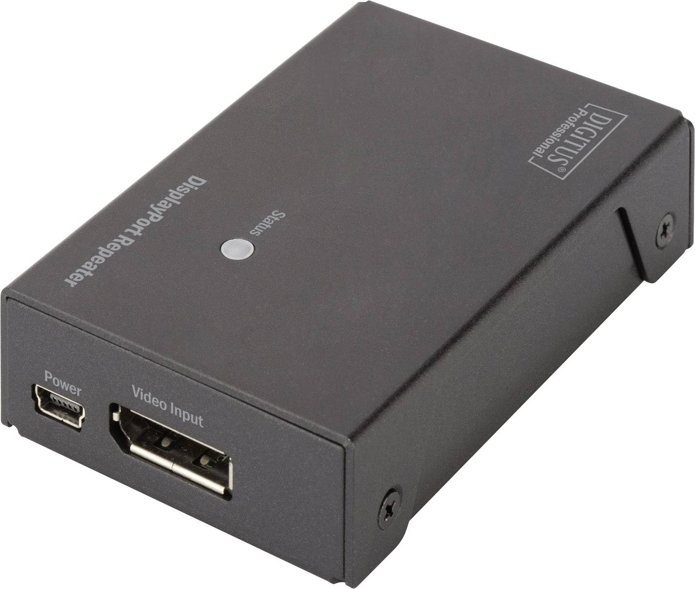 DIGITUS DP-Repeater bis 20m FullHD bis 13m UHD 4K schwarz - DS-52900