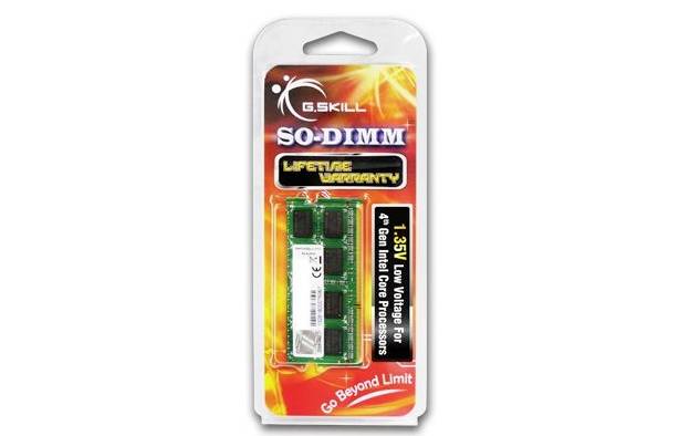 SO DDR3 8GB PC 1600 CL11 G.Skill (1x8GB) 8GSL Value 1.35V - F3-1600C11S-8GSL