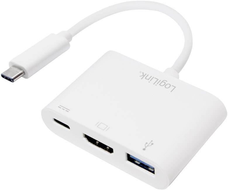 Logilink Adapter USB3.2 Gen1 Typ-C > HDMI+USB-A+USB-C 60W PD - UA0258