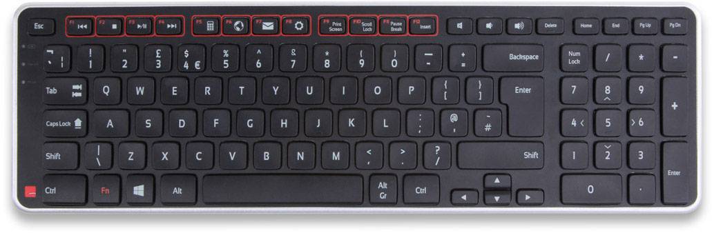 Contour Balance Tastatur  wireless DE-Layout      schwarz retail