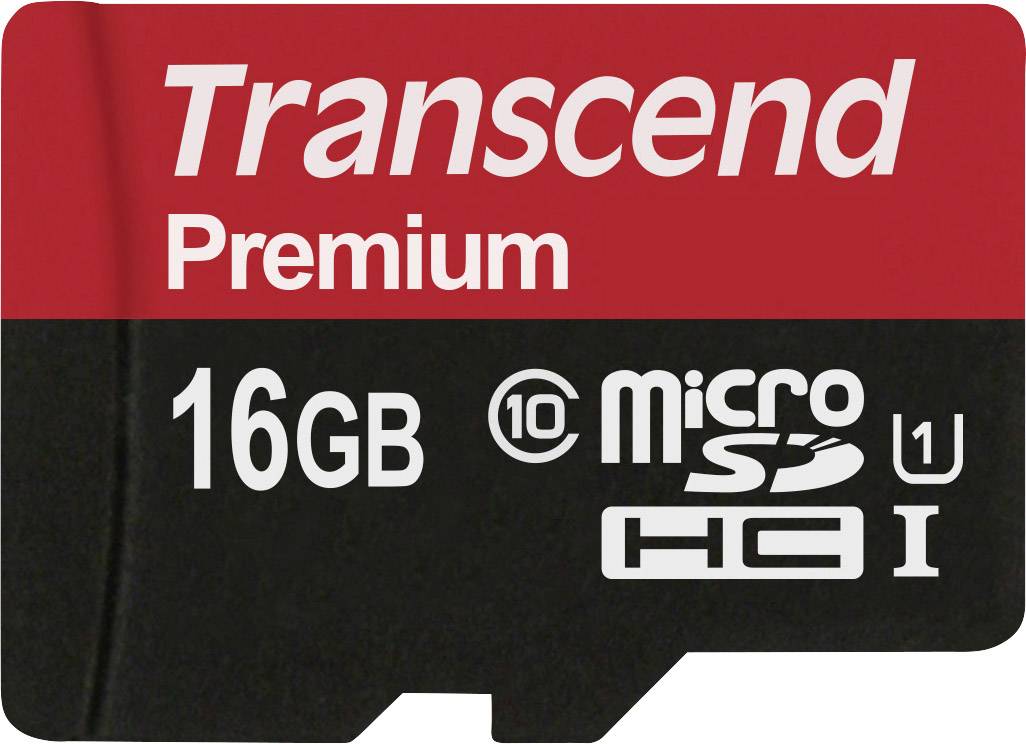 SD microSD Card 16GB Transcend SDHC UHS1 (ohne Adapter) SD microSD Card 16GB Transcend SDHC UHS1 (ohne Adapter)