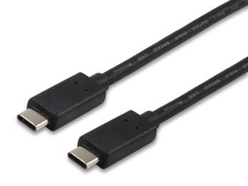 Equip Kabel USB-C 2.0 -> C St/St 1.00m 3A 480Mbps sw Polybeutel - 12888307