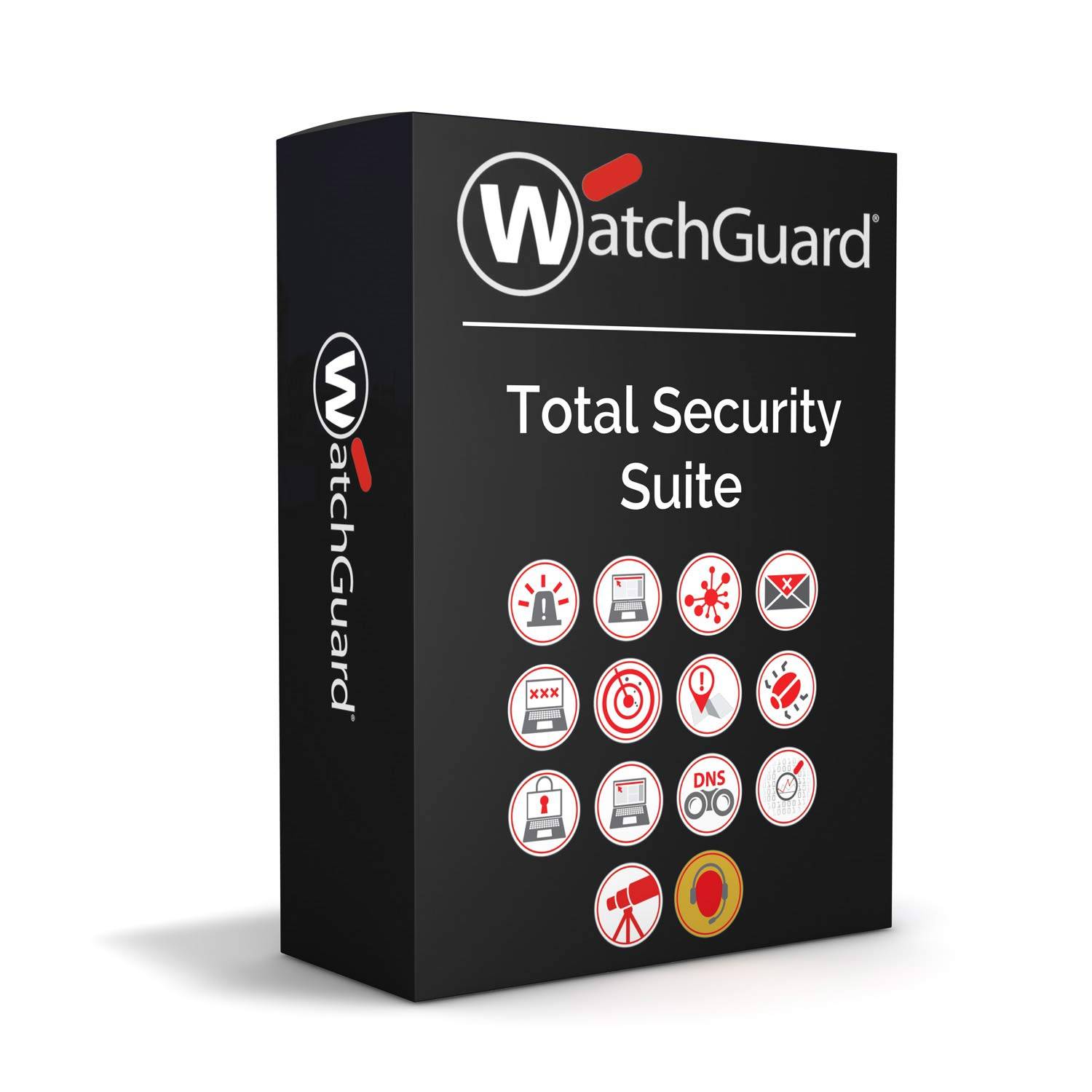 0654522005175 - WatchGuard Total Security Suite - subscription licence renewal   upgrade licence (3 years) + 3 Years 24x7 Gold Support - 1 appliance